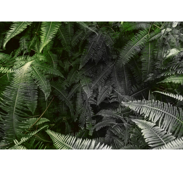 Papel mural naturaleza vegetación exuberante - TenVinilo
