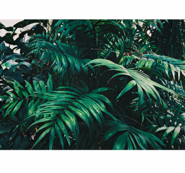 Papel mural naturaleza follaje vibrante - TenVinilo