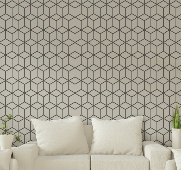 Foto mural 3d Cuadrados con color personalizable - TenVinilo
