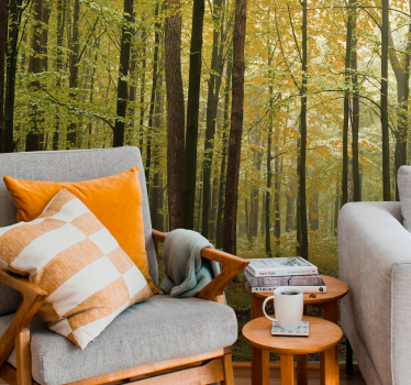 Fotomural de naturaleza Bosque "cottagecore" - TenVinilo