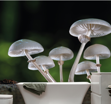 Fotomural de naturaleza Hongos ostra silvestres - TenVinilo