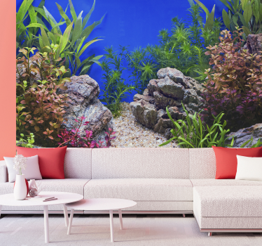 Mural de mar de paisaje bajo el mar - TenVinilo