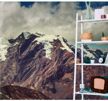 Fotomural montaña Paisaje de los andes - TenVinilo