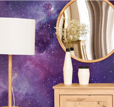 Fotomural para dormitorio matrimonio Fondo de polvo de estrellas  - TenVinilo