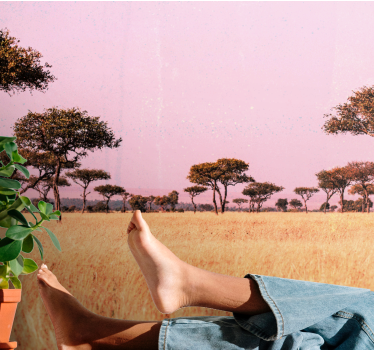 Fotomurales africanos Sabana africana original - TenVinilo