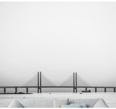 Fotomurales de ciudades Puente submarino de oresund dinamarca - TenVinilo