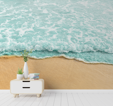 Mural olas del mar efecto 3d - TenVinilo