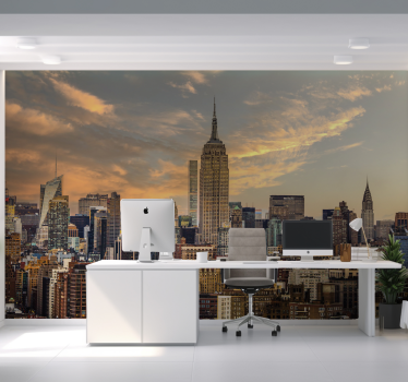 Fotomural para oficina cielo de Nueva York - TenVinilo