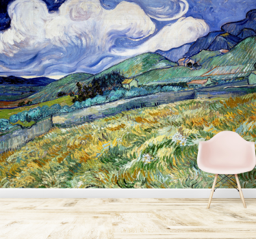 Papel mural de arte clásico pintura Van Gogh - TenVinilo
