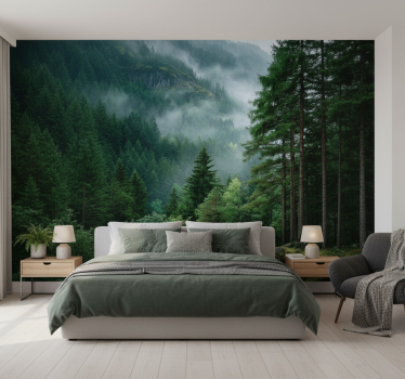 Papel mural bosque la elección melancólica - TenVinilo