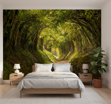 Papel mural bosque mural del bosque inmersivo - TenVinilo