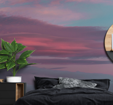 Papel mural cielo atardecer sereno - TenVinilo