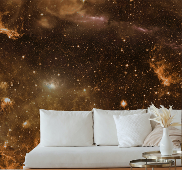 Papel mural espacio abismo estrellado celestial - TenVinilo
