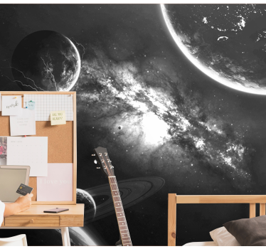 Papel mural espacio exploración de galaxias - TenVinilo