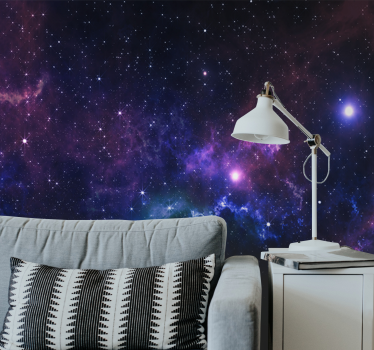 Papel mural espacio paisaje de nebulosa celestial - TenVinilo