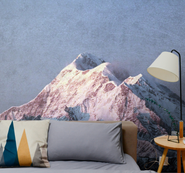 Papel mural montaña cumbre de la gran montaña - TenVinilo