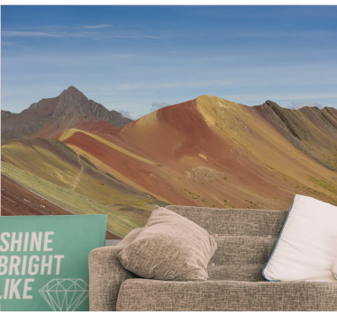 Papel mural montaña majestuosidad de los andes - TenVinilo
