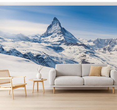 Papel mural montaña matterhorn, suiza - TenVinilo