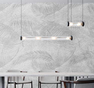 Papel mural naturaleza con elegantes patrones de hojas - TenVinilo