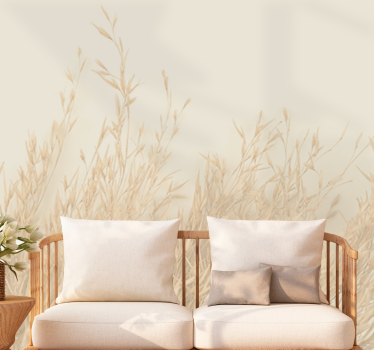 Papel mural naturaleza paisaje de césped suave - TenVinilo