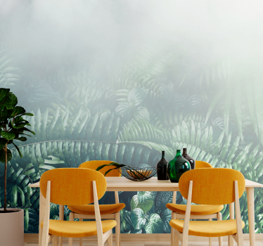 Papel mural naturaleza paisaje de vegetación viva - TenVinilo