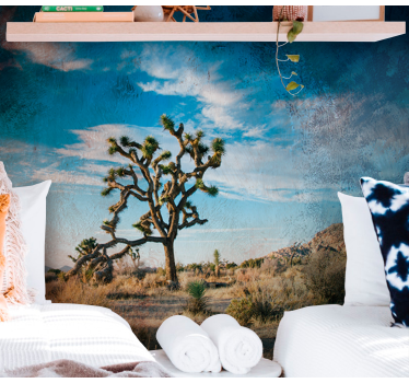 Papel mural naturaleza paisaje del árbol de josué - TenVinilo