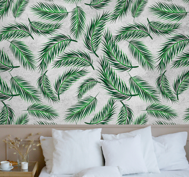 Papel mural naturaleza vegetación tropical abundante - TenVinilo