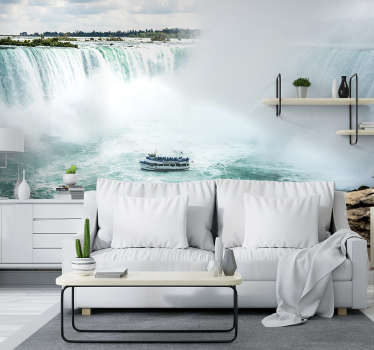 Papel mural paisajes aventura en las cataratas del niágara - TenVinilo