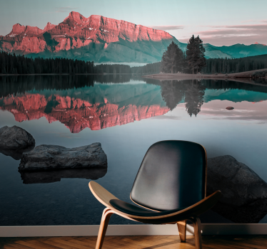 Papel mural paisajes eco de montaña - TenVinilo