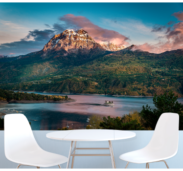 Papel mural paisajes gran paisaje alpino - TenVinilo