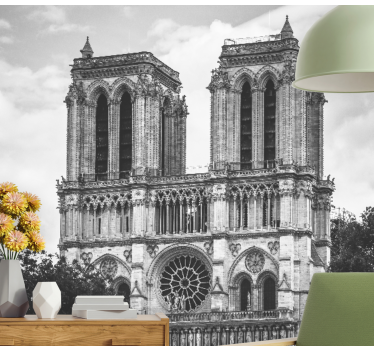 Papel mural para comedor La catedral notre-dame de paris - TenVinilo