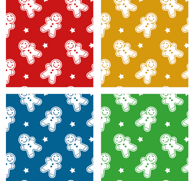 Posavasos navideños galletas navidad - TenVinilo