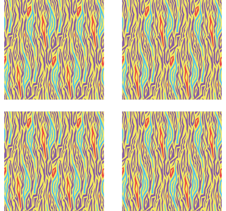 Posavasos líneas abstractas vibrantes - TenVinilo