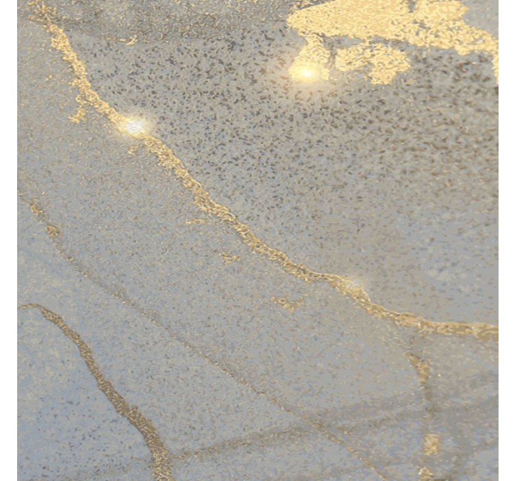 Posavasos superficie de elegante folio dorado - TenVinilo