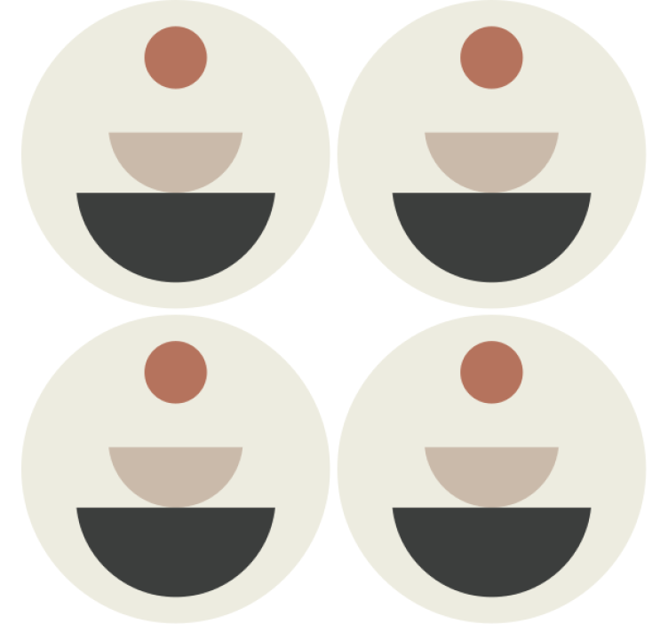 Posavasos frikis formas circulares capas - TenVinilo