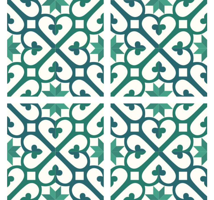 Posavasos patrón geométrico intrincado - TenVinilo