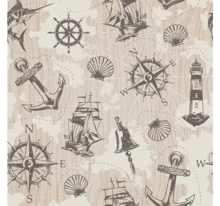Posavasos frikis de patrones náuticos - TenVinilo
