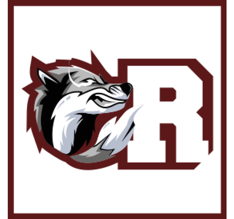 Posavasos personalizable monograma de lobo - TenVinilo