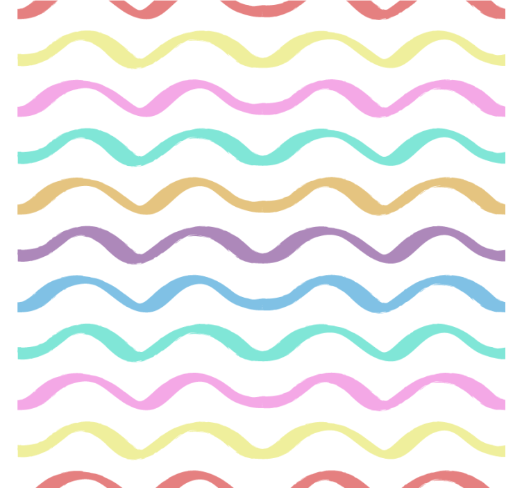 Posavasos motivo curvo vibrante - TenVinilo