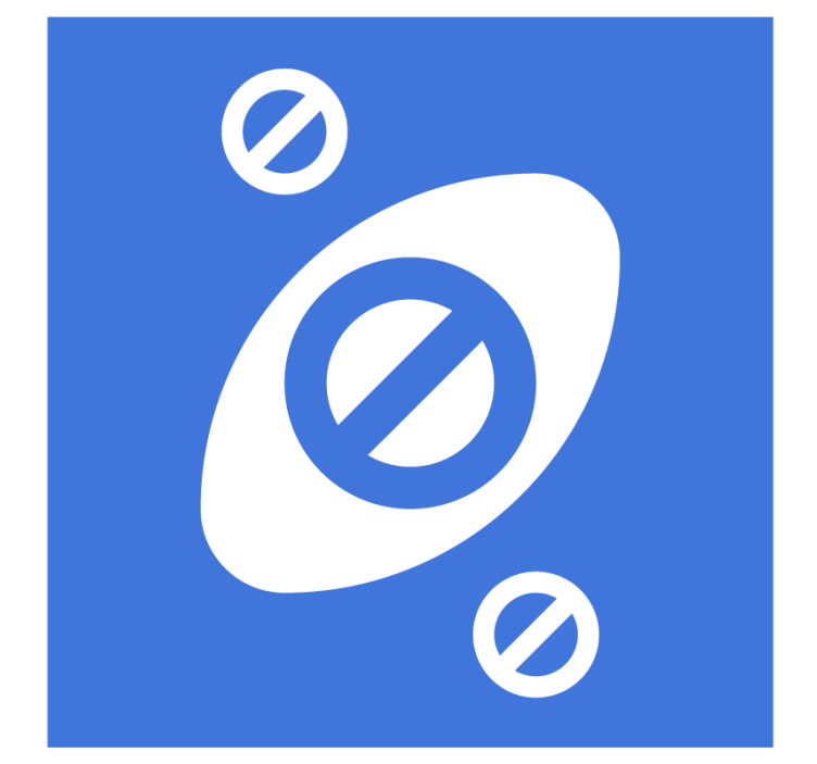 Posavasos cerveza formas azules abstractas - TenVinilo