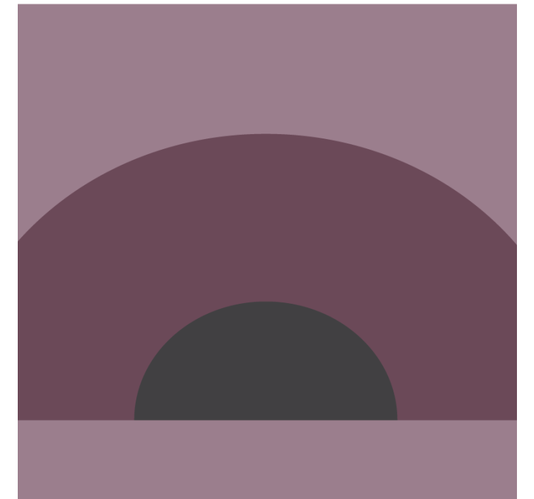 Posavasos diseño curvado en capas - TenVinilo