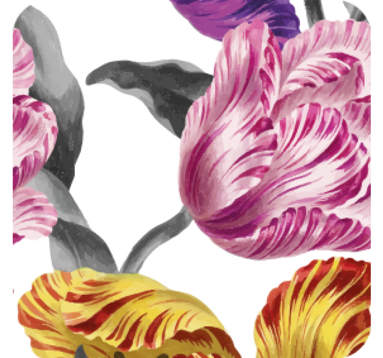 Posavasos moderno motivos botánicos vivos - TenVinilo