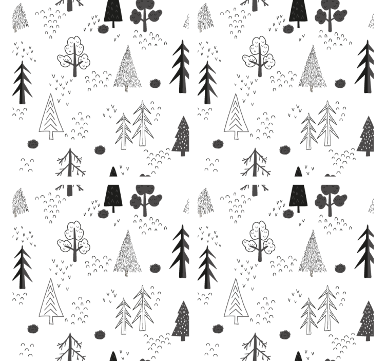 Posavasos arte lineal natural - TenVinilo