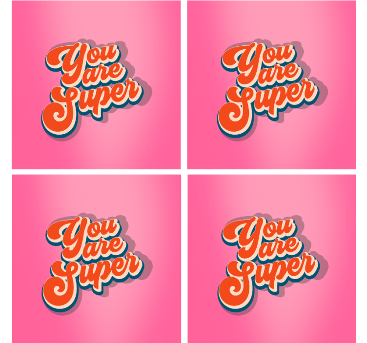 Posavasos con frases diseño de frases motivacionales - TenVinilo