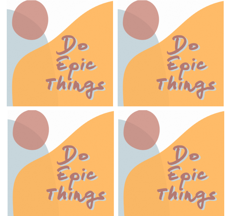 Posavasos con frases mensajes inspiradores - TenVinilo