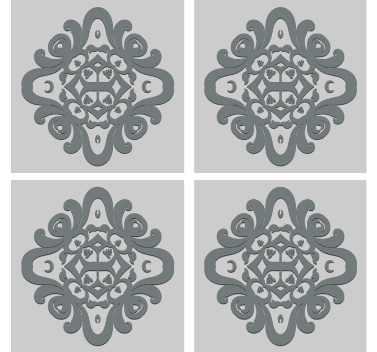 Posavasos con motivo de patrón intrincado - TenVinilo