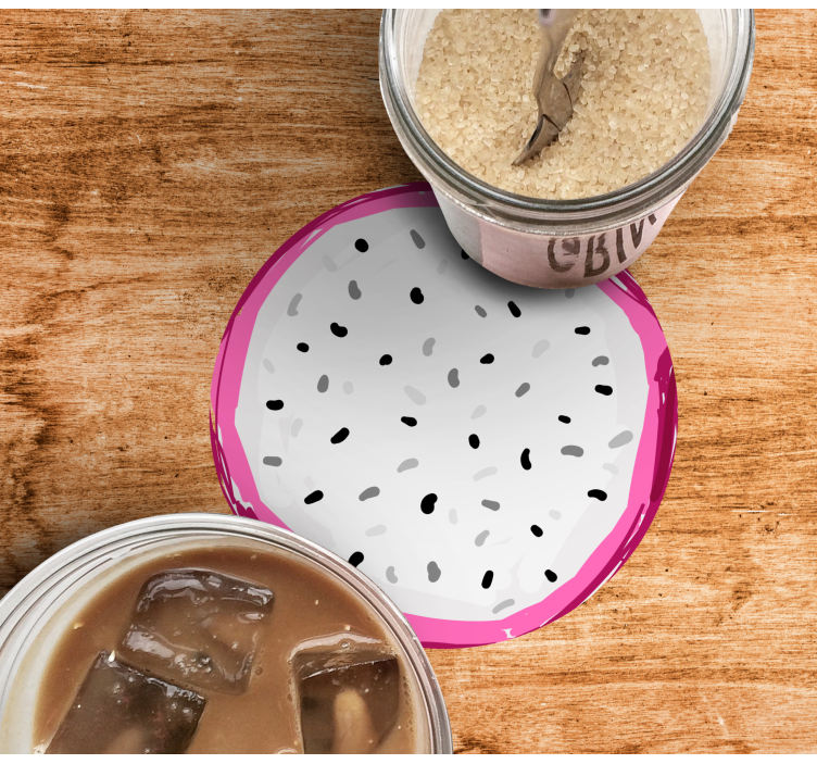 Posavasos frikis Dragon de fruta - TenVinilo