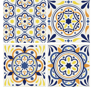Posavasos vintage azulejo portugués - TenVinilo