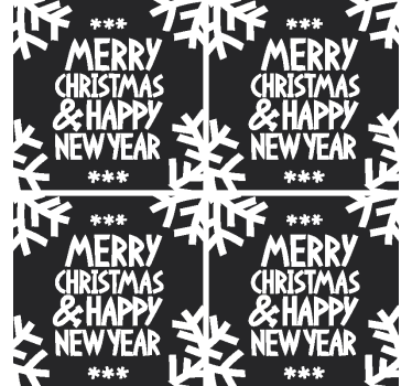 Posavasos feliz navidad y próspero año nuevo - TenVinilo