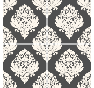 Posavasos superficie de patrón ornamental - TenVinilo